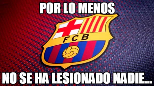 The memes do reference to the loable performance of the venues and stand out the little positive that him hadejado the meeting to the barça