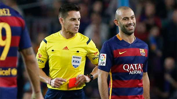 An error in the referee's record can invalidate the sanction of javier mascherano