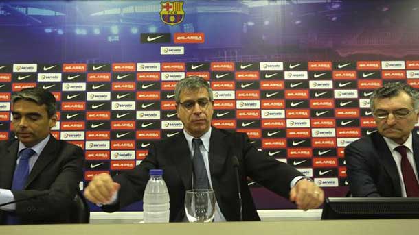 The vice-president of the fc barcelona informs that the club will not remain  of arms crossed