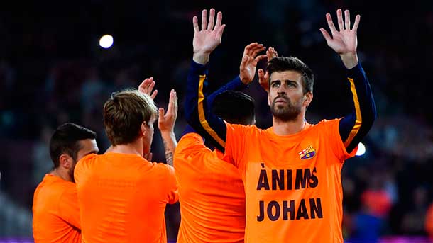 El mito holandés del fc barcelona se mostró muy agradecido con prensa, equipos y jugadores por el apoyo recibido