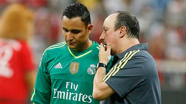 The white trainer, to the that went back to save the neck the goalkeeper, follows without speaking of the good work of navas