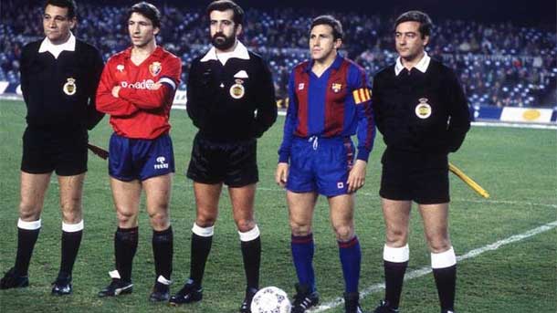 The ex referee sergi albert jiménez ensures that muñoz of morals is simpatizante of the fc barcelona