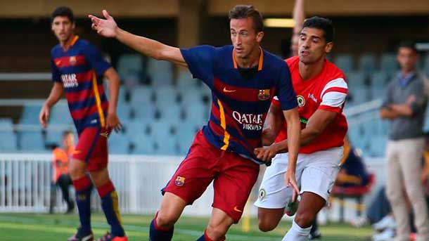 The canterano broke  a finger and leaves in check to the barça b and to luis enrique for the entrenos