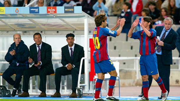 They fulfilled  eleven years of the debut of read messi