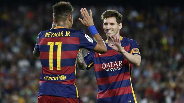 Messi and neymar have showed to have a big tuning on the lawn