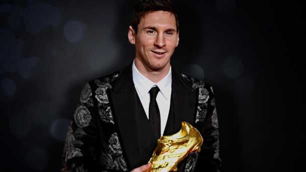 Messi has to shot to Christian ronaldo, only a boot of gold separate them