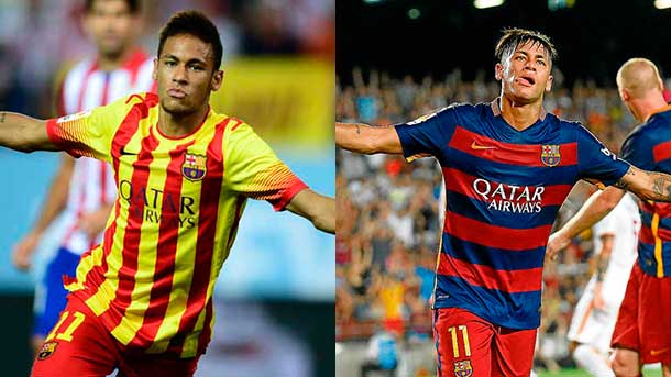 The 5 better goals of neymar in 100 parties with the fc barcelona