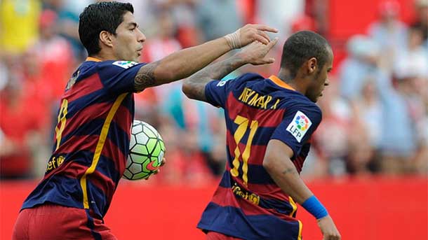 The fc barcelona sticks to the goals of neymar in league bbva