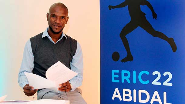 The exazulgrana eric abidal has aimed  to the course of the uefa to be trainer
