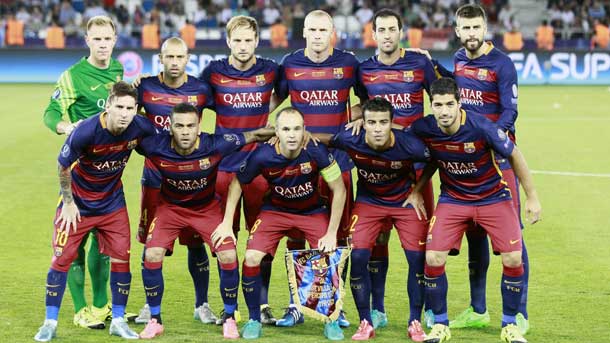 Alignments Of The Ace Rome Vs Fc Barcelona Champions 15 16 J1