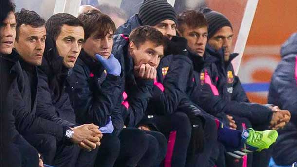 Leo messi was not acting with the fc barcelona from anoeta, in the defeat of the barça in the day 17