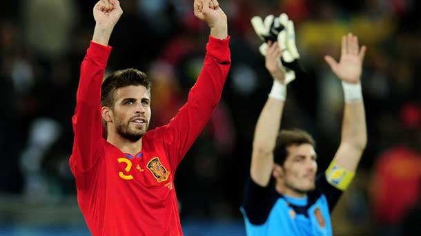 La relación de gerard piqué con la selección española es de amor odio