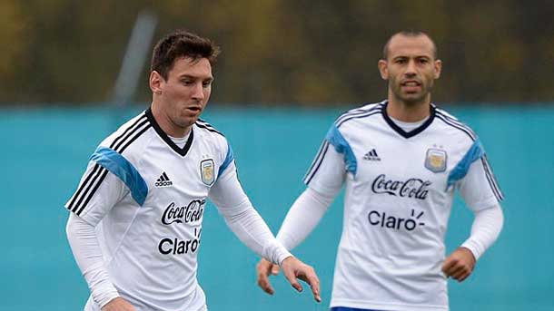 The players of the barça messi and mascherano will be headlines with Argentinian in front of méxico