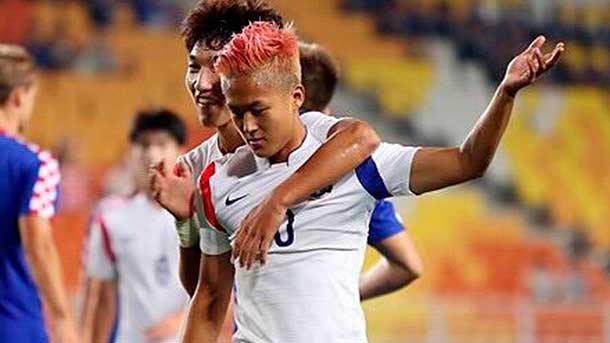 El juvenil seung woo lee hace un doblete en el korea del sur croacia sub 19