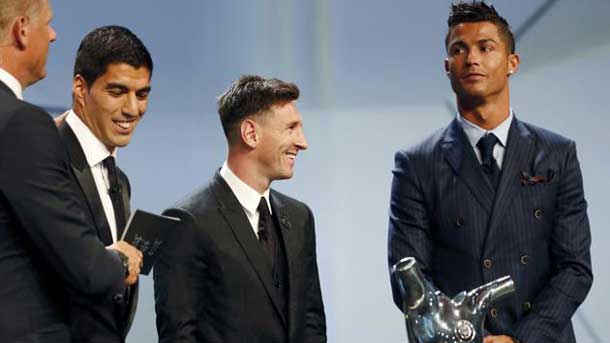 The Argentinian star of the fc barcelona received the prize to better player of europa