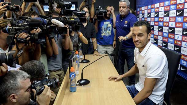 The Tenerifean conceded a multitudinous press conference in the ciutat esportiva