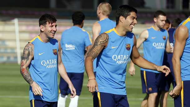 The fc barcelona prepares  already for the first day of league