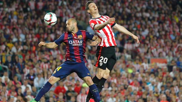 The fc barcelona could face the première suspender belt with the defence in picture