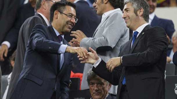 El presidente del fc barcelona insta a seguir ganando títulos