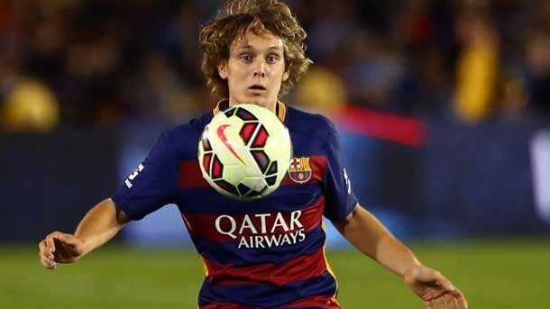 The fc barcelona sees in halilovic to a valid player for the first team in the future
