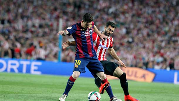 The defender of the athletic could not stop to the Argentinian in the final of glass of the king