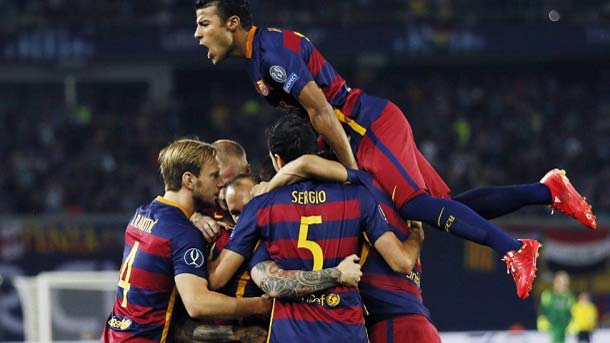 Video summary: fc barcelona 5 sevilla 4 (supercopa of europa 2015)