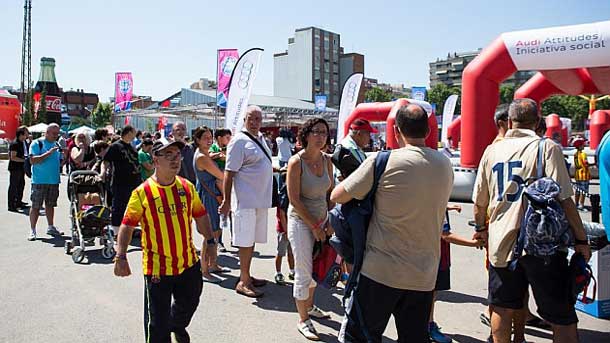 The club organised in the camp nou a big quantity of activities lúdicas