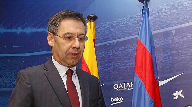 The president of the fc barcelona wishes that the team follow winning