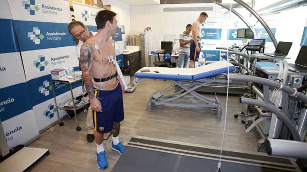 The Argentinian star shows that it has arrived in plenitud of conditions
