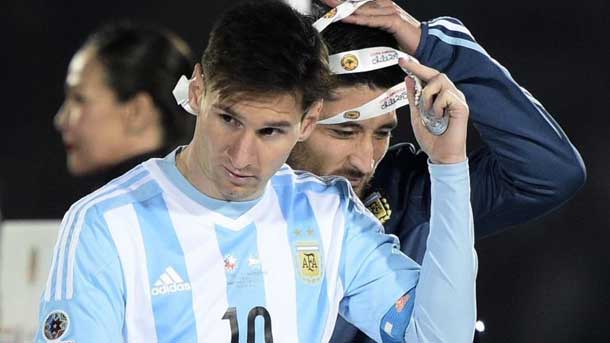 El astro argentino agradeció el apoyo recibido durante la copa américa 2015