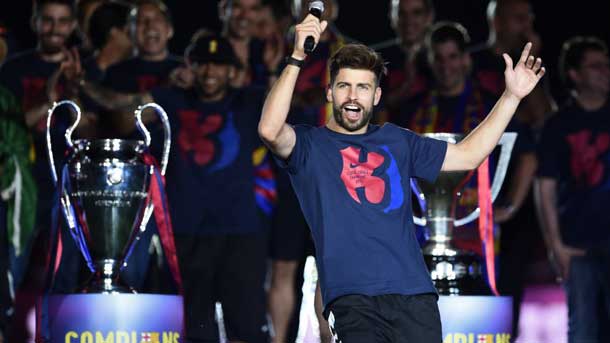 El central del fc barcelona se acordó de kevin roldán y del real madrid