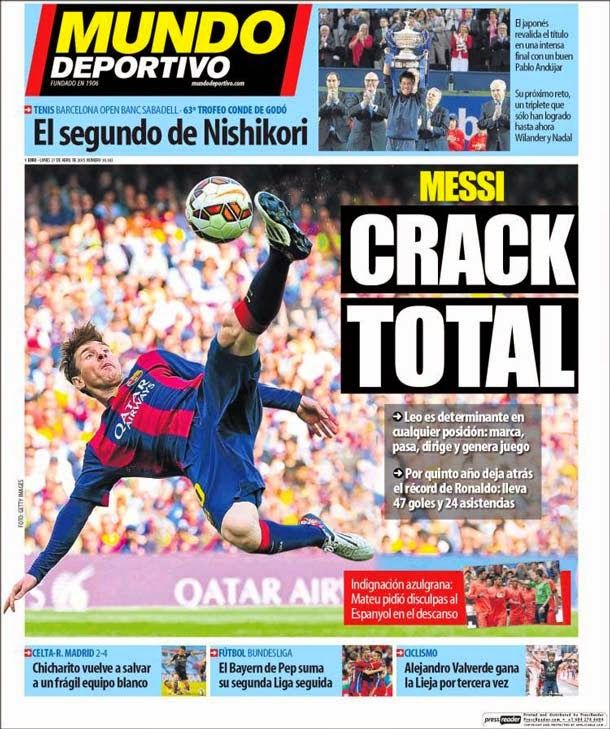 Messi, crack total