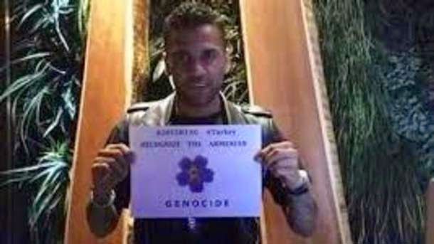 The player of the barça asked the recognition of the genocide armenio