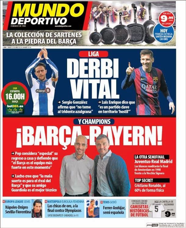Derbi Vital and barça bayern!