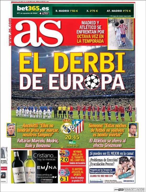 Real madrid vs athletic of madrid: the derbi of europa