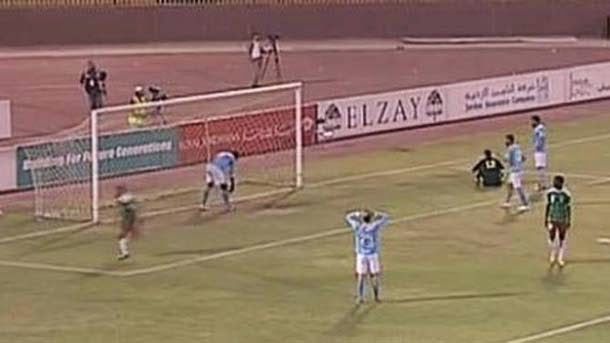 Un portero de la liga jordana se marcó un gol en propia puerta de chilena