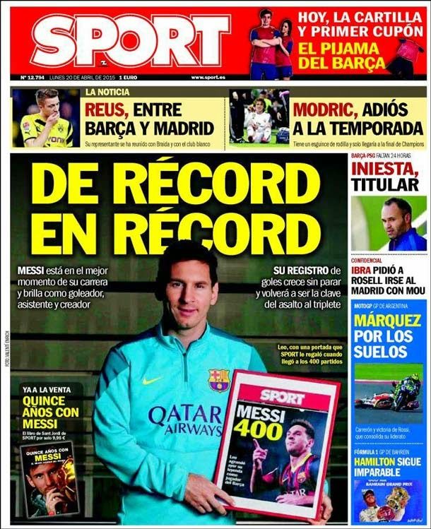 Messi: de récord en récord