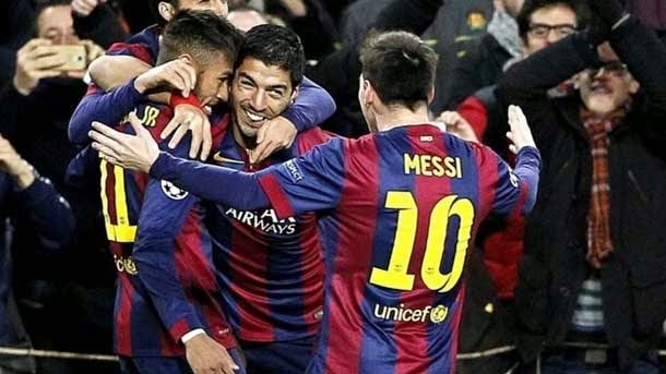 The "trident" of the fc barcelona could go back to be headline against the valency