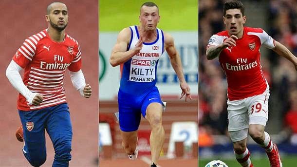 The athlete does not think that  the players of the arsenal are so fast