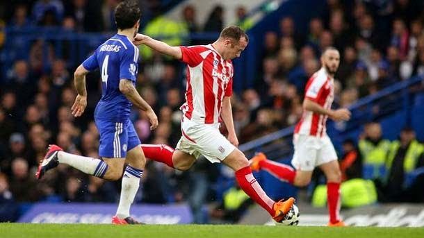 The midfield player of the stoke city annotated one of the goals of the season in the premier league