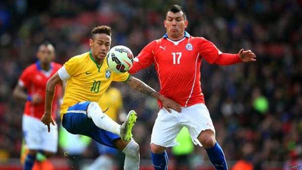 The Brazilian star did not offer his best level against the Chileans