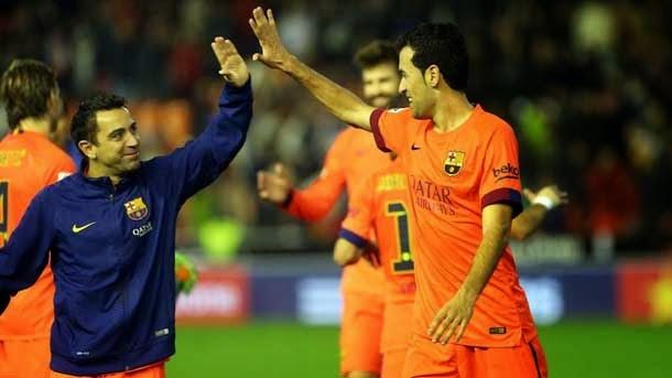 The Barcelona defensive pivote undoes  in praises to xavi