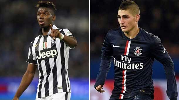 The psg could offer to cavani, verratti and 20 millions by pogba