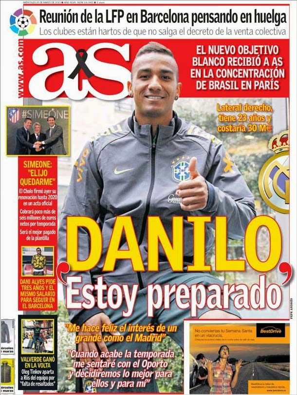 Danilo: "I am prepared"