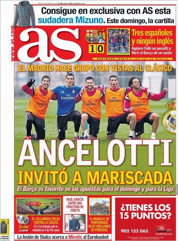 Ancelotti Invited to mariscada