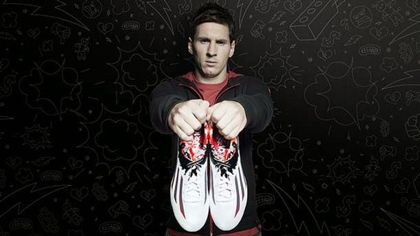 The Argentinian star will première the adizero f50 pibe of barr10