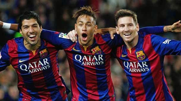 Messi, neymar and luis suárez already have marked more goals in all the competitions