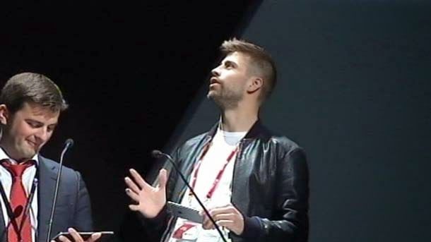 The player has presented his video game in the mobile world congress of barcelona