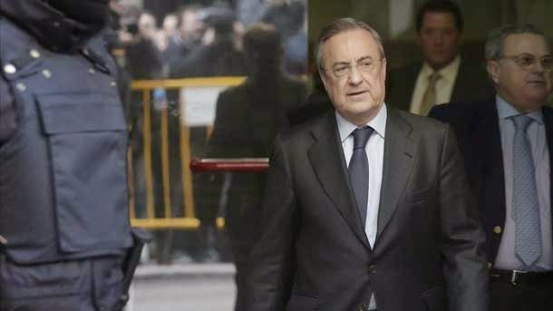 The president of the real madrid has declared in quality of witness