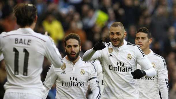 James, bouquets and benzema (2) marked for the real madrid